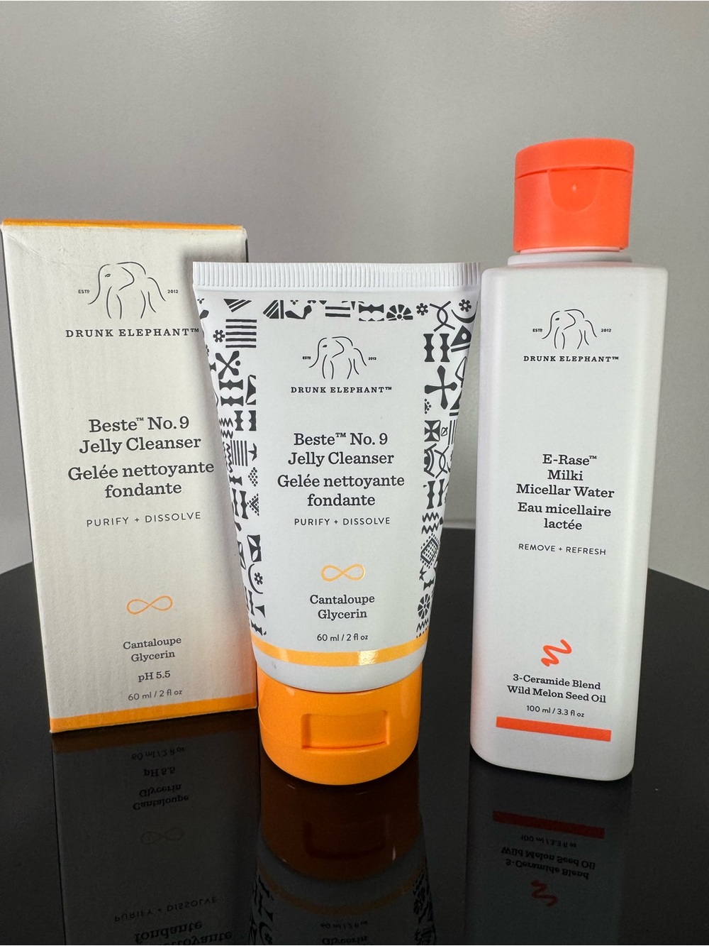 DRUNK ELEPHANT Beste™ No. 9 Jelly Cleanser & E-Rase™ Milki Micellar Water Duo